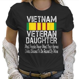 Vietnam Veteran Daughter American Flag Military Us Patriot Women T-Shirt | Favorety UK