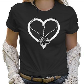 Vietnam War Veteran Daughter Son Heart Military Soldier Vet Women T-Shirt | Favorety AU