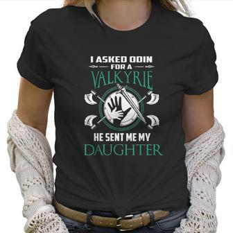 Viking And Valkyrie Father And Daughter Matching Women T-Shirt | Favorety UK