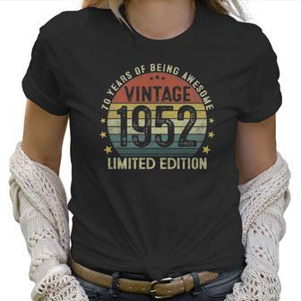 Vintage 1952 70 Years Old Gifts 70Th Birthday Gifts For Men Women T-Shirt | Favorety CA