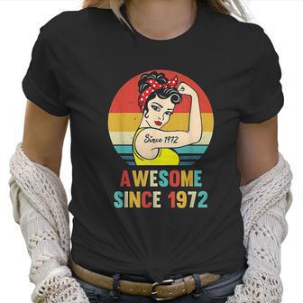 Vintage 49Th Birthday 1972 Women Gift For 49 Year Old Woman Women T-Shirt | Favorety UK