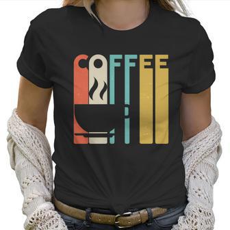 Vintage Colors Coffee Cup Logo Women T-Shirt | Favorety AU