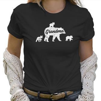 Vintage Grandma Bear 3 Cubs Women T-Shirt | Favorety