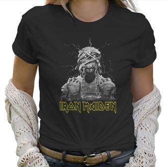 Vintage Graphic Iron Maiden Chained Mummy Women T-Shirt | Favorety