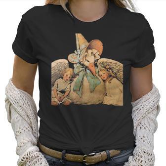 Vintage Mother Goose Children Jessie Willcox Smith Classic Round Sticker T Women T-Shirt | Favorety AU