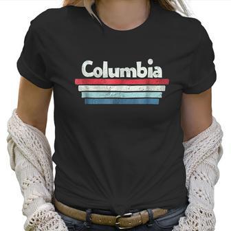 Vintage Retro 70S 80S Columbia Missouri Women T-Shirt | Favorety