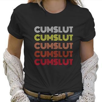 Vintage Style Cumslut Bukkake Wife Women T-Shirt | Favorety AU