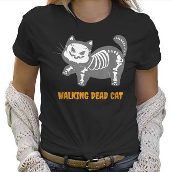 Walking Dead Cat Funny Sarcastic Humor Gift Women T-Shirt | Favorety DE