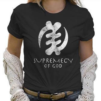 West Africa Adinkra Gye Nyame Aka Supremecy Of God Women T-Shirt | Favorety DE