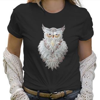 White Owl Women T-Shirt | Favorety