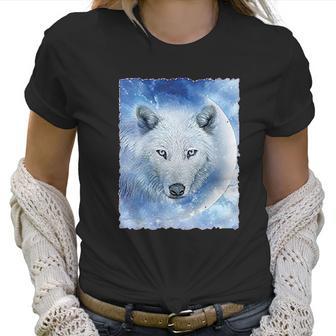 Wolf Wildlife Animal Moon Howl Nature Wolfpack Women T-Shirt | Favorety UK