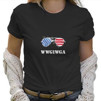 Womens Wwg1wga Qanon Wwg1wga For Q Patriot Q Anon Shirt Women T-Shirt | Favorety DE