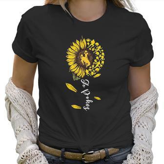 Wyoming Cowboys Sunflower Of Things Women T-Shirt | Favorety