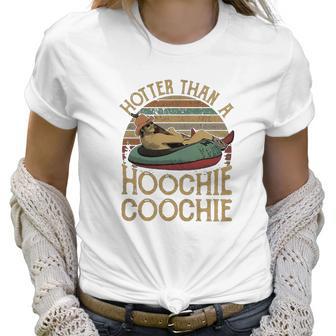 Alan Jackson Hotter Than A Hoochie Coochie Ugly Christmas Shirt Women T-Shirt | Favorety CA