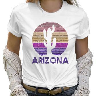 Arizona Vintage Retro Cactus Souvenir Gift Women T-Shirt | Favorety AU