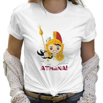 Athena Greek Mythology Goddess Women T-Shirt | Favorety