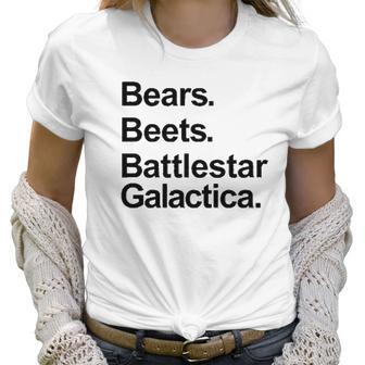 Bears Beets Battlestar Galactica Funny Sport Women T-Shirt | Favorety CA