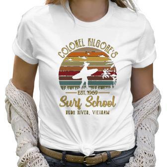 Beekai Colonel Kilgores Surf School Funny Movie Women T-Shirt | Favorety