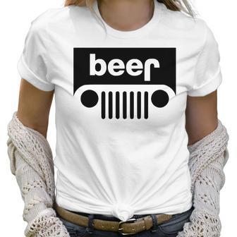 Beer Jeep Women T-Shirt | Favorety