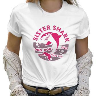 Brother Sister Baby Shark Birthday Women T-Shirt | Favorety UK