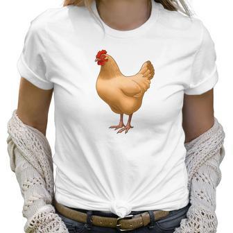 Buff Orpington Hen Chicken Lovers Women T-Shirt | Favorety CA