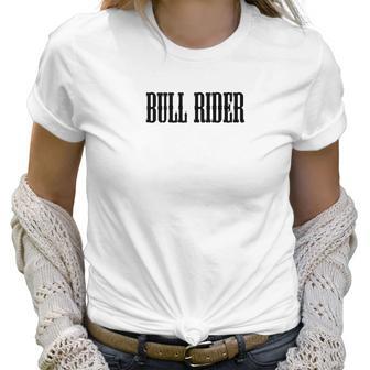 Womens Bull Rider Hotwife Swinger Cuckold Design Women T-Shirt | Favorety DE