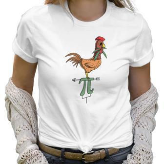 Chicken Pot Pi Marijuana Cannabis Pie Funny Math Pun Women T-Shirt | Favorety CA