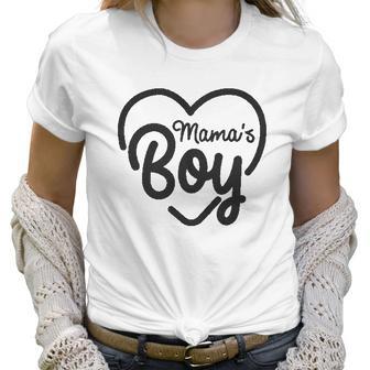 Creeper Mamas Boy Cute Funny Sarcastic Shower Baby Women T-Shirt | Favorety AU