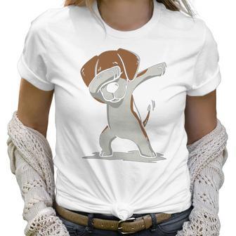 Dabbing-Beagle-Christmas-2018 Women T-Shirt | Favorety