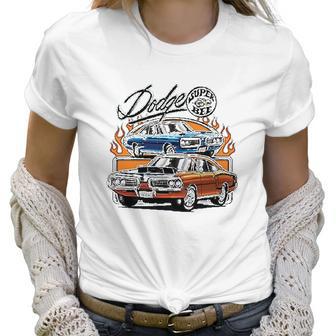 Dodge Super Bee American Classic Muscle Car Women T-Shirt | Favorety