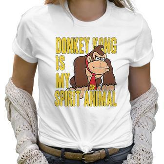 Donkey Kong Is My Spirit Animal Women T-Shirt | Favorety UK