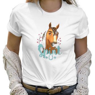 Dreamworks Riding Free Spirit Horseshoe Women T-Shirt | Favorety UK