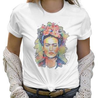 Frida Kahlo Floral Women T-Shirt | Favorety UK