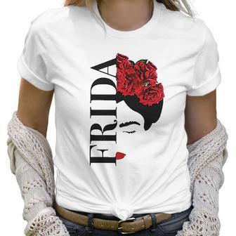 Frida Kahlo Flower Face Women T-Shirt | Favorety