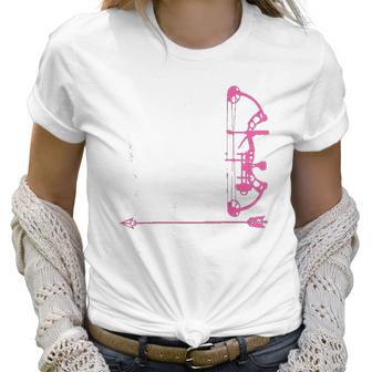 Funny Archery Gift For Women Bow Hunting Archer Mother Women T-Shirt | Favorety UK