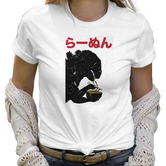 Funny Kaiju Ramen Street Wear Anime Manga Christmas Women T-Shirt | Favorety AU