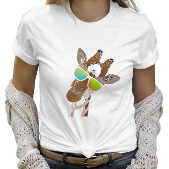 Funny Looking Giraffe For Giraffes Zebras Lovers Women T-Shirt | Favorety CA