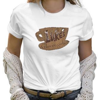 Gilmore Girls Juniors Vintage Lukes Coffee Women T-Shirt | Favorety UK