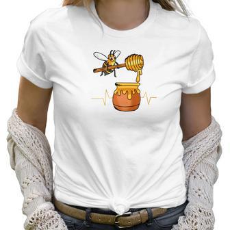 Honey Heartbea Lover Loves Honey Bees Women T-Shirt | Favorety CA