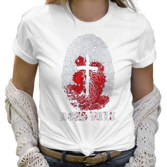 Knights Templar S Deus Vult God Wills It Women T-Shirt | Favorety CA