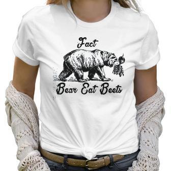 L Bear Eat Beets The Office Funny Heather Grey Men Women T-Shirt | Favorety