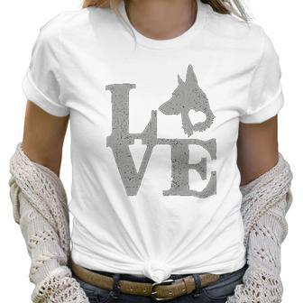 Love German Shepherd Dog Women Fashion Slouchy Dolman Women T-Shirt | Favorety CA