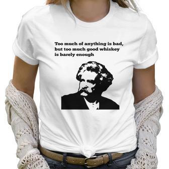 Mark Twain Whiskey Women T-Shirt | Favorety