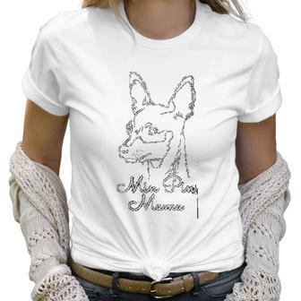 Min Pin Mama Dog Owner Miniature Pinscher Women T-Shirt | Favorety