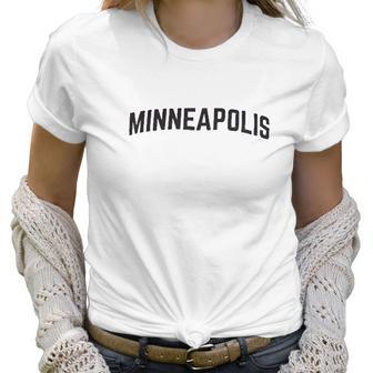 Minneapolis Classic Retro City Grey Style Minnesota Nice St Paul Men Women Women T-Shirt | Favorety UK