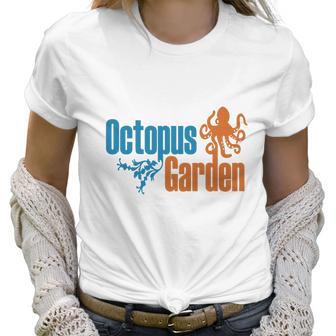 Navy Octopus Garden Womens S Women T-Shirt | Favorety UK