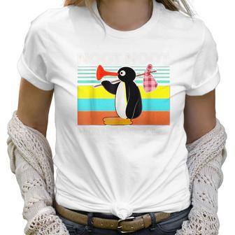 Noot Noot Motherfuckers Pingu District Vintage Women T-Shirt | Favorety CA