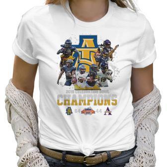 North Carolina A&T Aggies 2019 Celebration Bowl Champions Shirt Women T-Shirt | Favorety UK