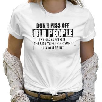 Do Not Off Old People 2022 New Vogue Women T-Shirt | Favorety