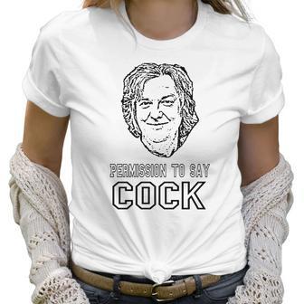 Permission To Say Cock James May Women T-Shirt | Favorety